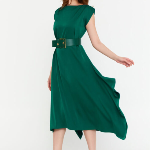 Amara Bias-cut satin dress